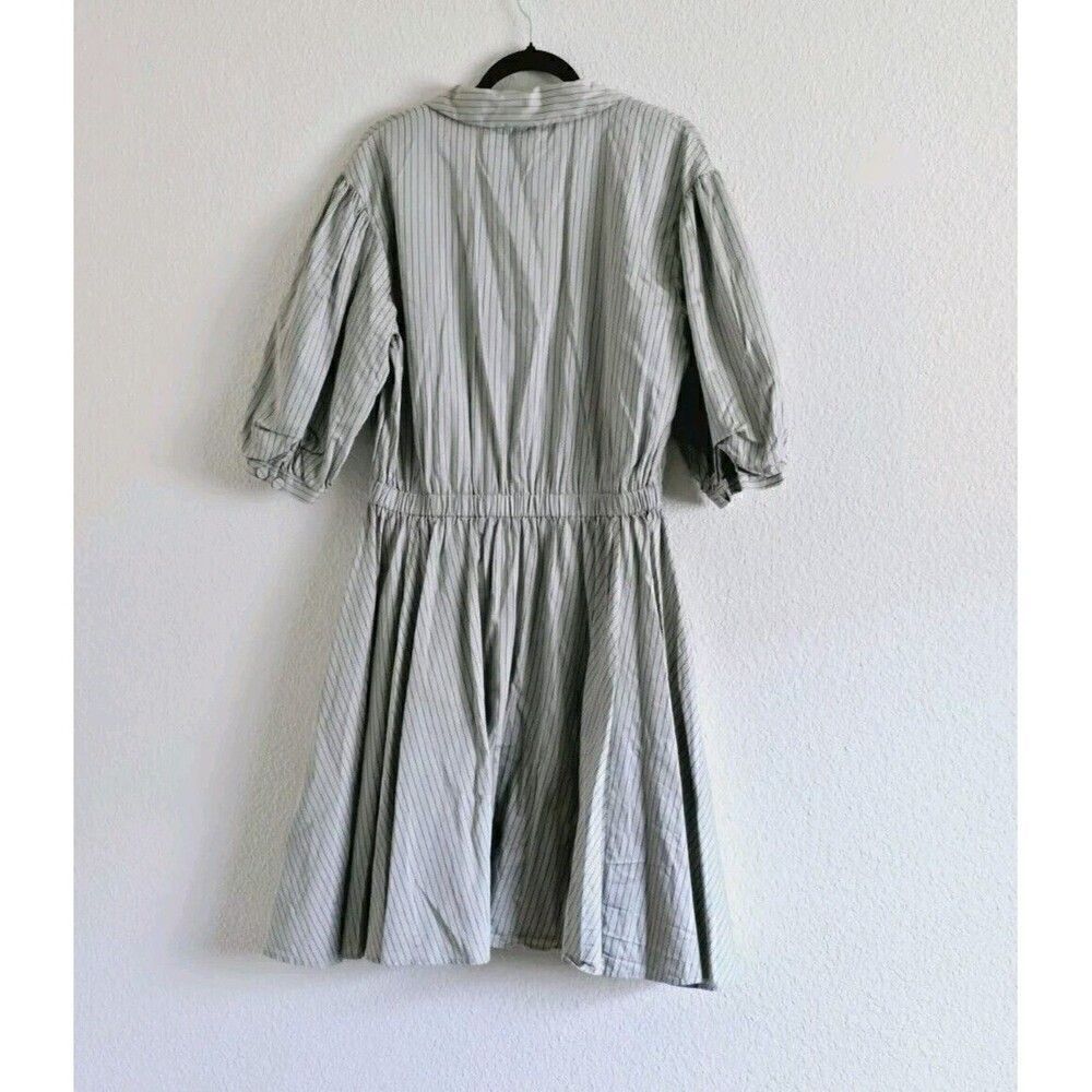 Club Monaco Collared A-line Dress Size 10 Cavier - Picture 9 of 11